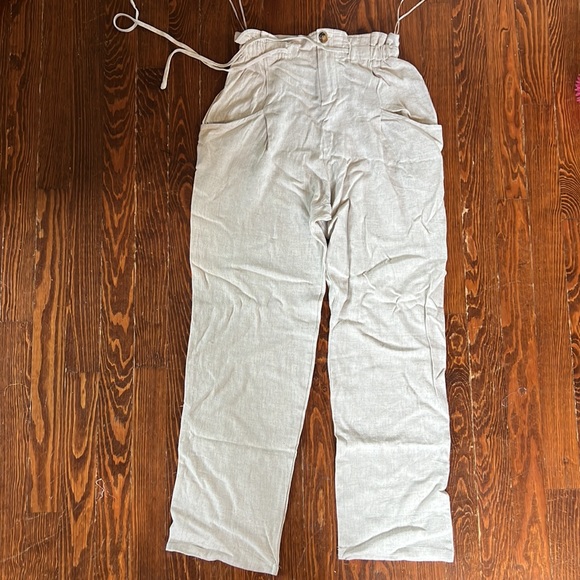 Princess Polly The Rex Pants Beige - US 4 - Picture 5 of 7